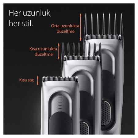 Braun Series 7 HC7390, Erkekler İçin 17 Uzunluk Ayarına Sahip Saç Kesme Makinesi  - 4