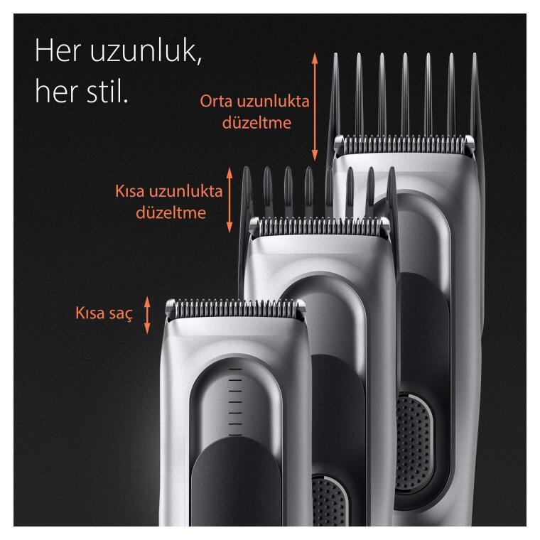 Braun Series 7 HC7390, Erkekler İçin 17 Uzunluk Ayarına Sahip Saç Kesme Makinesi  - 4