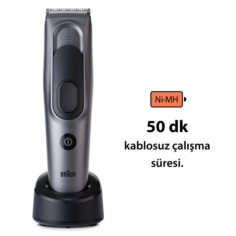 Braun Series 7 HC7390, Erkekler İçin 17 Uzunluk Ayarına Sahip Saç Kesme Makinesi  - 6