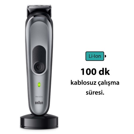 Braun Series 7 MGK7420 Hepsi Bir Arada Şekillendirme Seti, 10’u 1 Arada Erkek Bakım Kiti - Thumbnail