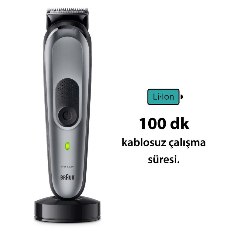 Braun Series 7 MGK7420 Hepsi Bir Arada Şekillendirme Seti, 10’u 1 Arada Erkek Bakım Kiti - 5