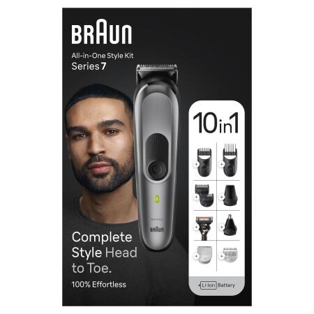 Braun Series 7 MGK7420 Hepsi Bir Arada Şekillendirme Seti, 10’u 1 Arada Erkek Bakım Kiti - 9