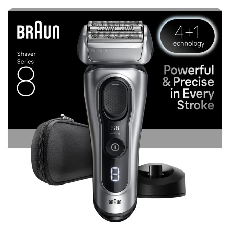 Braun Series 8 Elektrikli Tıraş Makinesi, Islak ve Kuru, Şarj Standı, 8617S