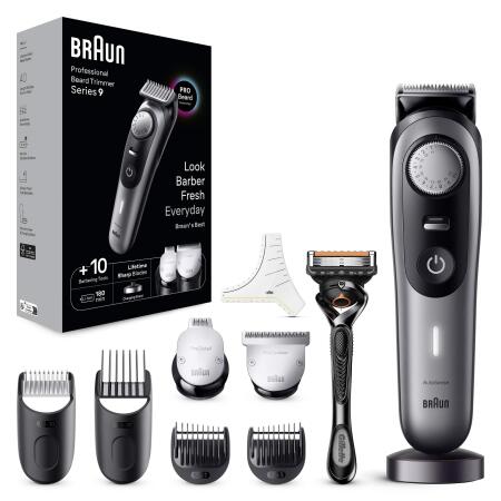 Braun Series 9 BT9420 Profesyonel Sakal Düzeltici, Berber Araçları Dahil - 7