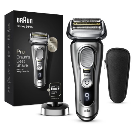 Braun Series 9 Pro 9417 Islak & Kuru Şarjlı Tıraş Makinesi + Şarj Standı + Seyahat Çantası - 1