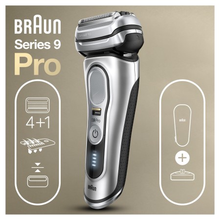 Braun Series 9 Pro 9417 Islak & Kuru Şarjlı Tıraş Makinesi + Şarj Standı + Seyahat Çantası - 2