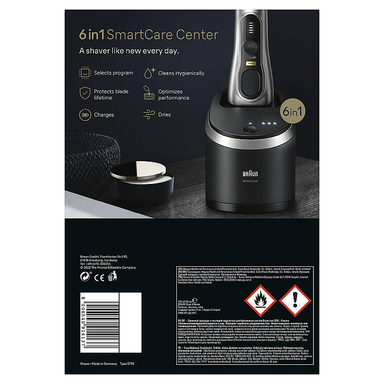 Braun Series 9 PRO+ 9577cc Islak & Kuru Tıraş Makinesi, SmartCare Merkezi, PowerCase - 10