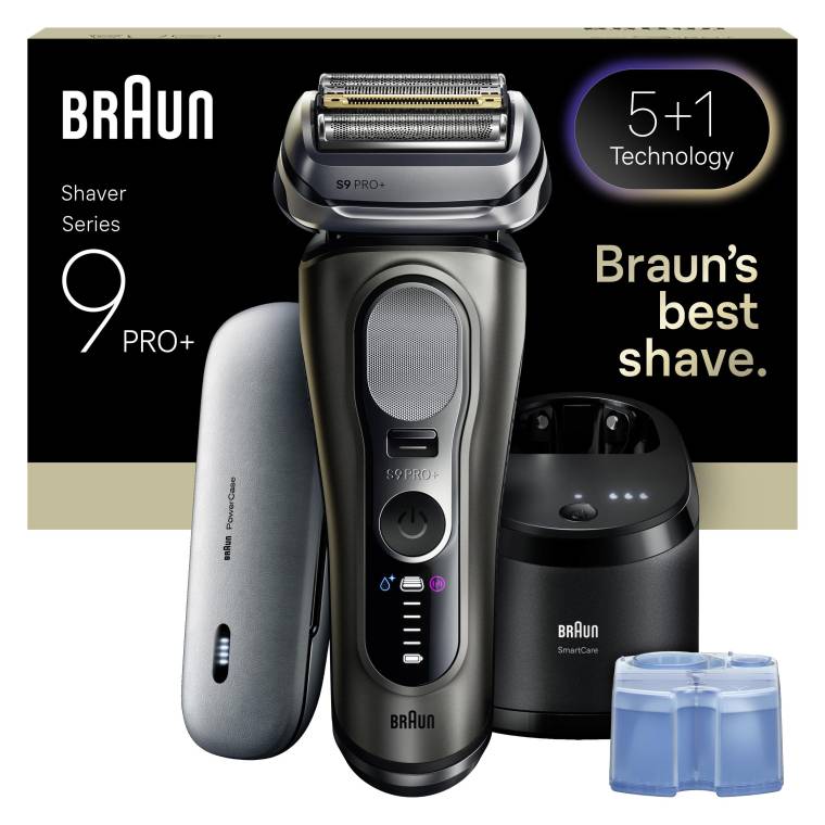 Braun Series 9 PRO+ Elektrikli Tıraş Makinesi, Islak ve Kuru, SmartCare Merkezi, 9675CC - 1