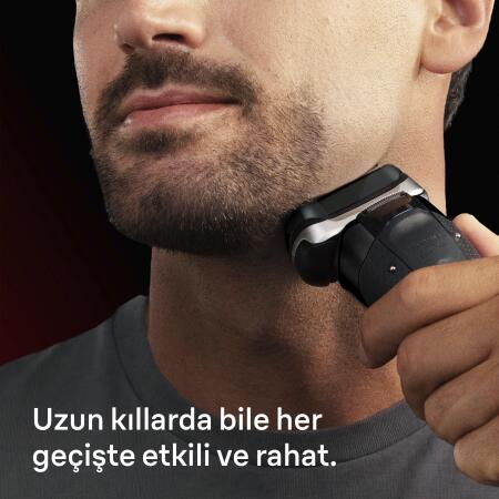 Braun Series 9 Sport Elektrikli Tıraş Makinesi, Islak ve Kuru, 60 dakikaya kadar, 9110s - 5