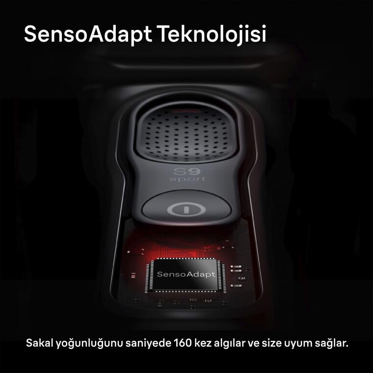 Braun Series 9 Sport Elektrikli Tıraş Makinesi, Islak ve Kuru, 60 dakikaya kadar, 9110s - 6