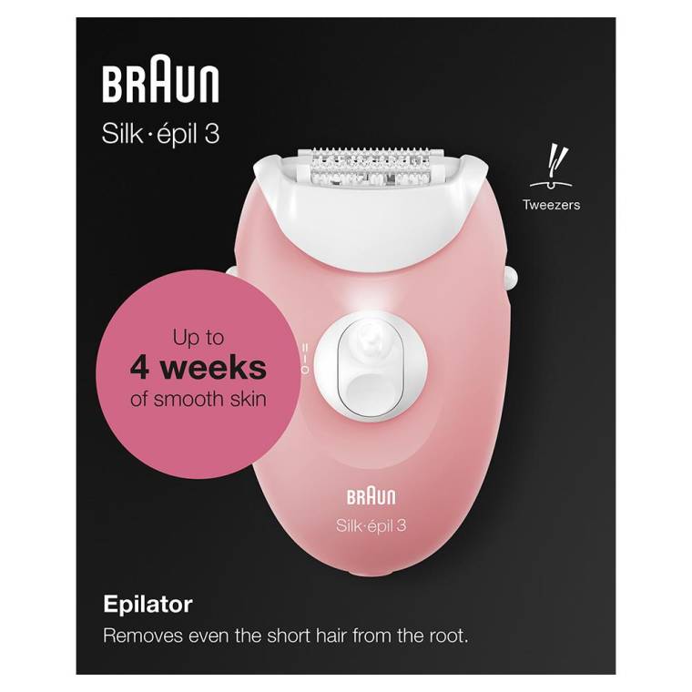 Braun Silk-épil 3 3176 Smartlight, 2 Hız Ayarı, Kablolu Epilatör - 7