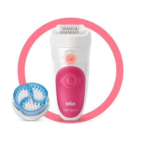 Braun - Braun Silk-épil 5 5511 SensoSmart, Kablosuz, Islak&Kuru, 2 Ek Parçalı, 2'si 1 Arada Epilatör