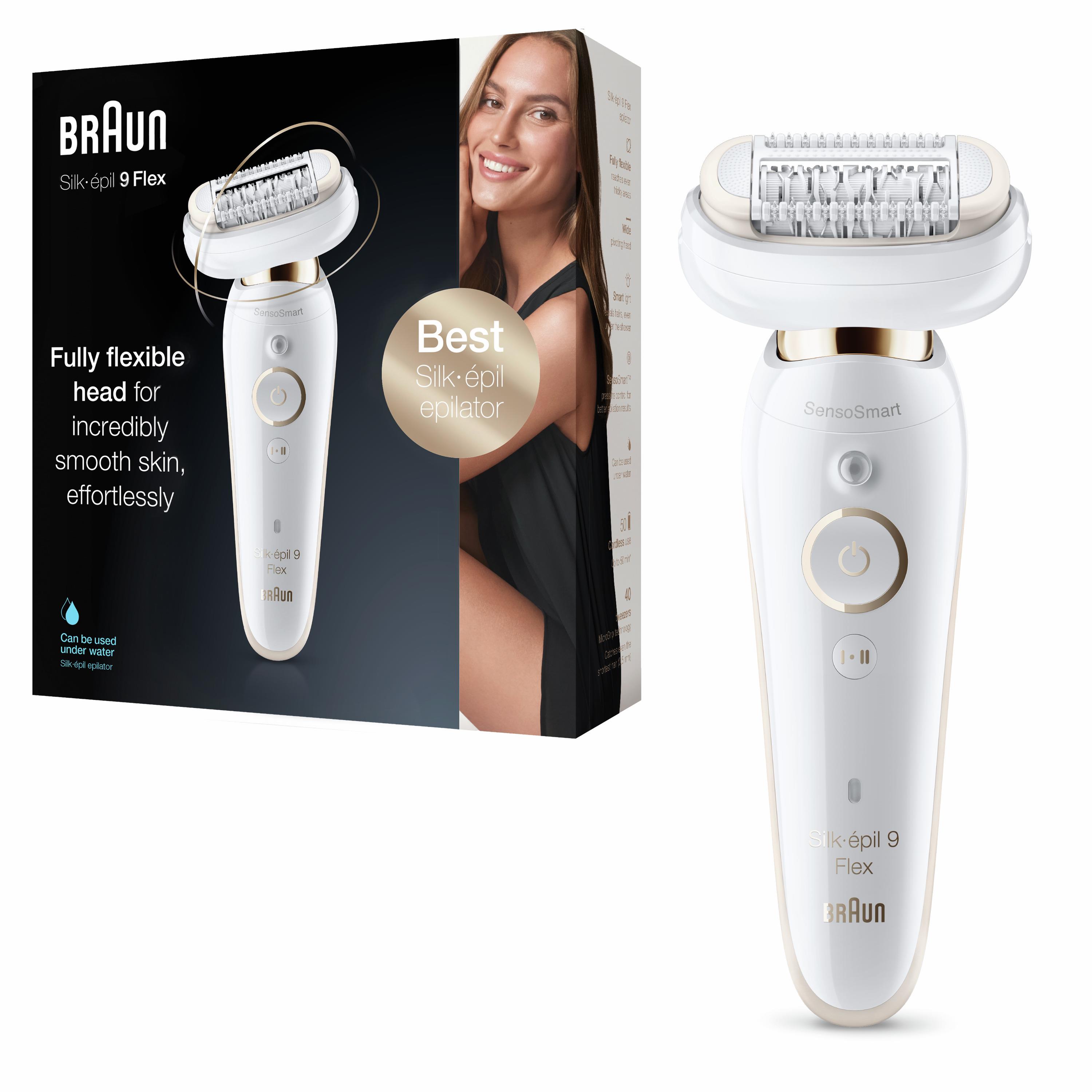 Braun Silk-épil 9 Flex 9001 Kablosuz, Islak&Kuru Epilatör + Seyahat Çantası - 6