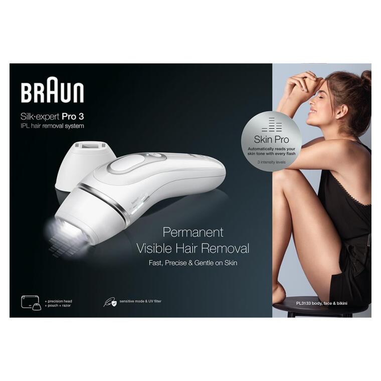 Braun Silk Expert Pro 3 PL3133 300.000 Atımlı, 2 Başlıklı Yeni Nesil IPL + Seyahat Çantası - 8
