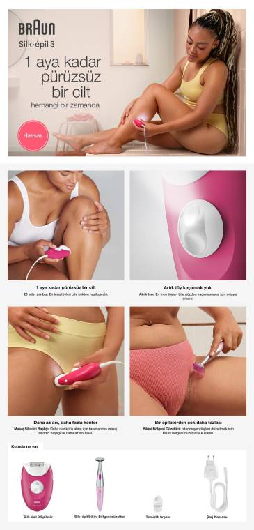 Braun Silk-épil 3 3-202 Epilatör - 10