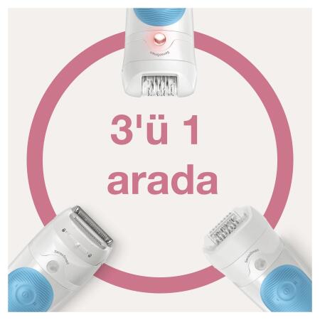 Braun Silk-épil 5 5610 SensoSmart Islak&Kuru Epilatör / Epilasyon - 4