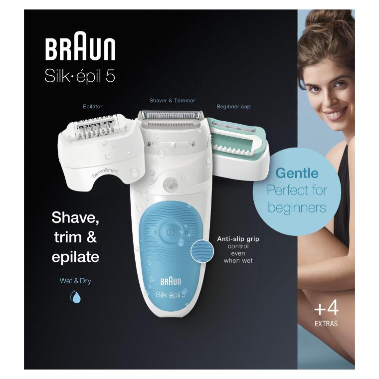 Braun Silk-épil 5 5610 SensoSmart Islak&Kuru Epilatör / Epilasyon - 7