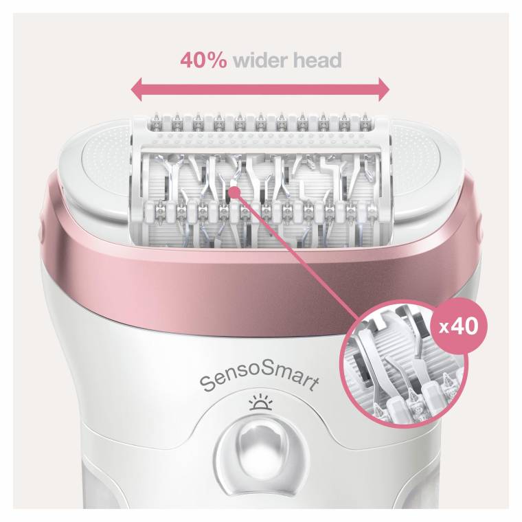 Braun Silk-épil 9 9730 SensoSmart, Kablosuz, Islak&Kuru, 2 Ek Parçalı, 2'si 1 Arada Epilatör - 3