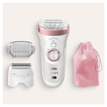 Braun Silk-épil 9 9730 SensoSmart, Kablosuz, Islak&Kuru, 2 Ek Parçalı, 2'si 1 Arada Epilatör - 5
