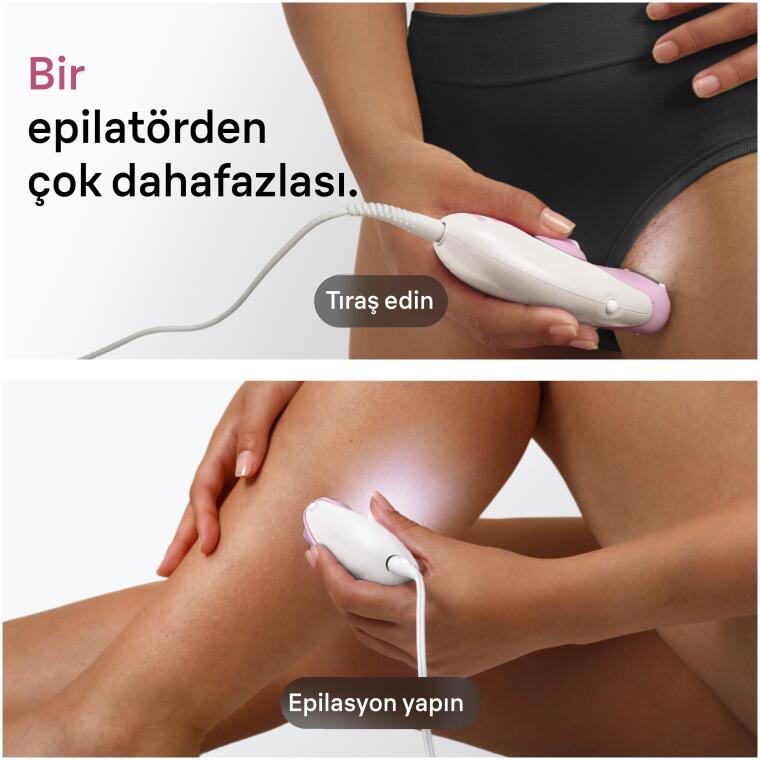 Braun Silk·épil 3 Kablolu Epilatör, Kalıcı Pürüzsüz Cilt, 3-031 - 6