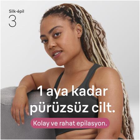 Braun Silk·épil 3 Kablolu Epilatör, Kalıcı Pürüzsüz Cilt, 3-202 - 2