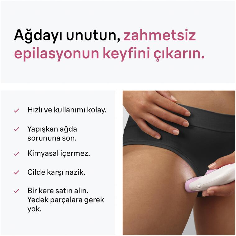 Braun Silk·épil 3 Kablolu Epilatör, Kalıcı Pürüzsüz Cilt, 3-202 - 5