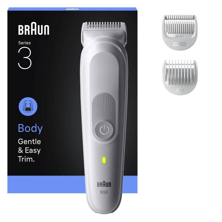 Braun Vücut Tıraş Makinesi Series 3, +3 Aksesuar, Su Geçirmez, BG3530 - 1