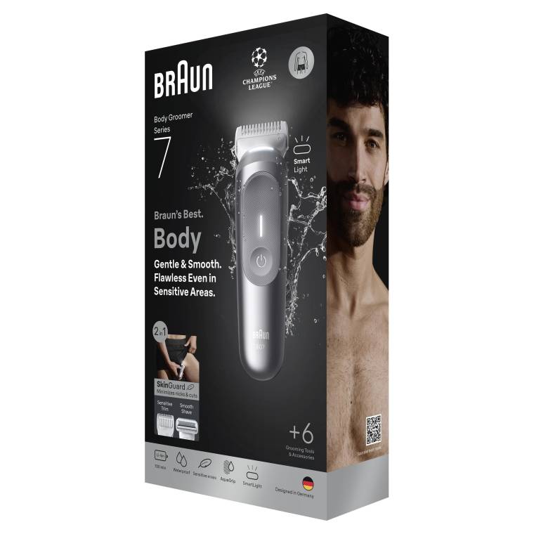Braun Vücut Tıraş Makinesi Series 7, +6 Aksesuar, Kompakt, SmartLight, BG7550 - 9