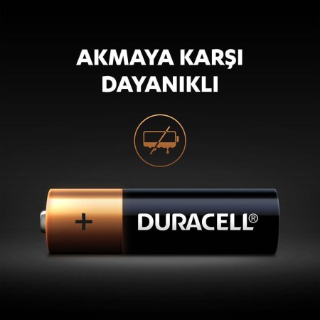 Duracell Alkalin AA Kalem Piller, 4’lü paket - Thumbnail