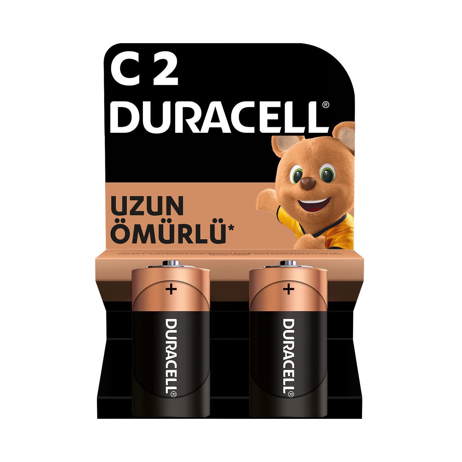 Duracell Alkalin C Piller, 2'li paket