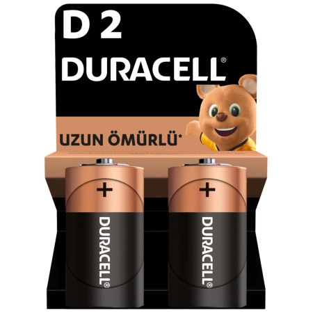 Duracell - Duracell Alkalin D Piller, 2’li paket