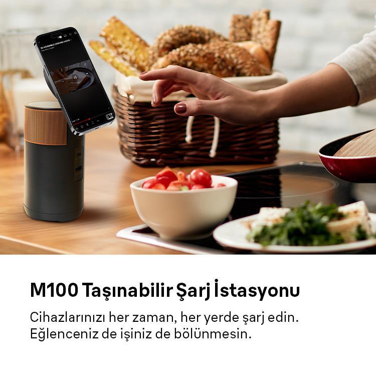 Duracell M100 Taşınabilir Şarj İstasyonu 15.000 mAh, 100W, USB-C, USB-A, Kablosuz Şarj - 4