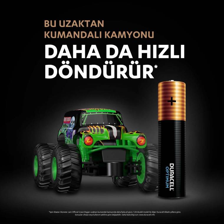 Duracell Optimum AAA Alkalin Pil, 1,5 V LR03 MN2400, 6’lı paket - 4