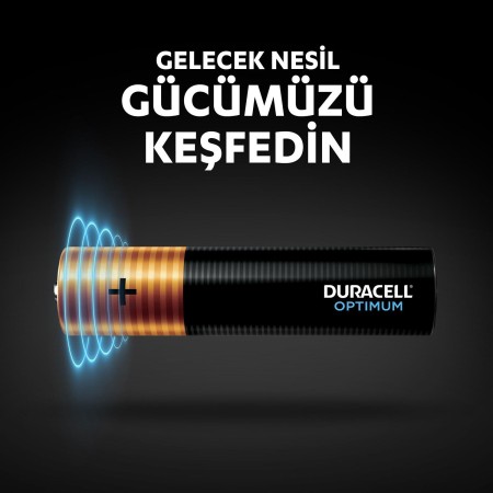 Duracell Optimum AAA Alkalin Pil, 1,5 V LR03 MN2400, 8’li paket - 3