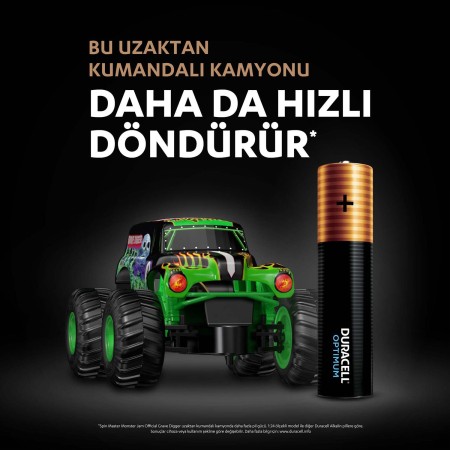 Duracell Optimum AAA Alkalin Pil, 1,5 V LR03 MN2400, 8’li paket - 4