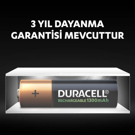 Duracell Şarj Edilebilir AA 1300mAh Piller, 2’li paket - 8