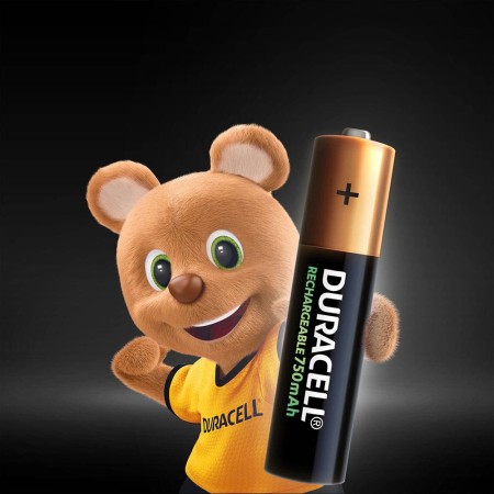 Duracell Şarj Edilebilir AAA 750mAh Piller, 2’li paket - Thumbnail