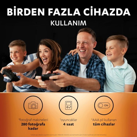 Duracell Şarj Edilebilir AAA 900 mAh İnce Kalem Pil, 2'li Paket - Thumbnail