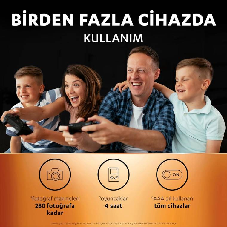 Duracell Şarj Edilebilir AAA 900 mAh İnce Kalem Pil, 2'li Paket - 4