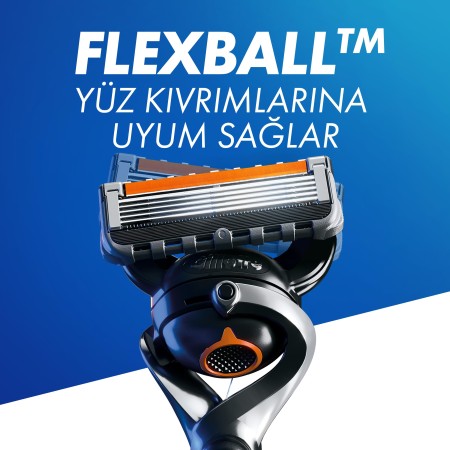 Gillette Fusion ProGlide FlexBall Tıraş Makinesi Gövde + 2 Başlık - Thumbnail