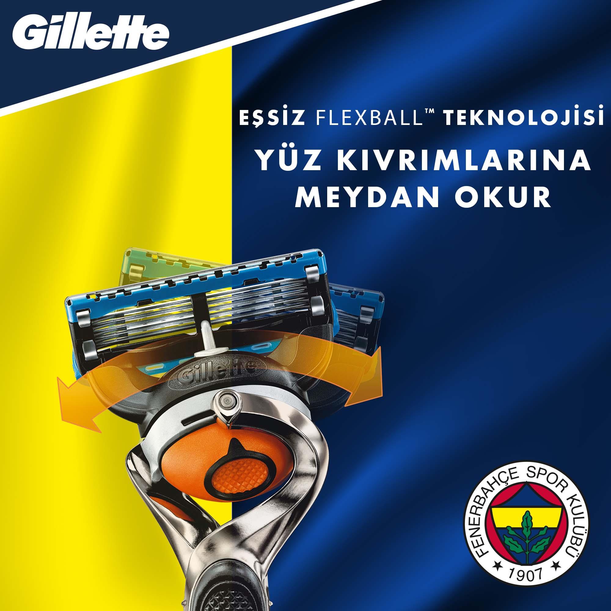 Fusion Proglide Tıraş Makinesi + 4’lü Yedek Başlık Fenerbahçe Özel Seri - 3
