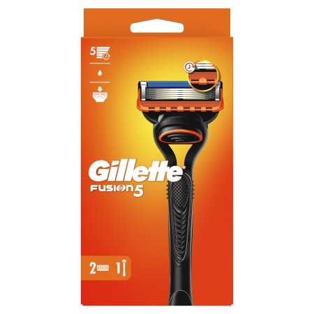 Gillette - Gillette Fusion Tıraş Makinesi Gövde + 2 Başlık