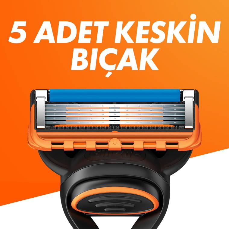Gillette Fusion Tıraş Makinesi Gövde + 2 Başlık - 3