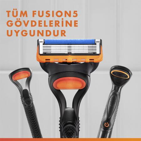 Gillette Fusion 4'lü Yedek Tıraş Bıçağı - 5