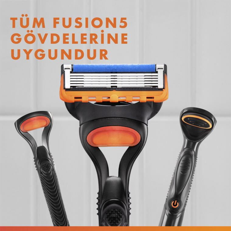 Gillette Fusion 4'lü Yedek Tıraş Bıçağı - 5