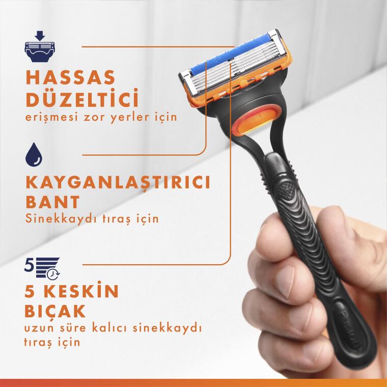 Gillette Fusion 8'li Yedek Tıraş Bıçağı - 6