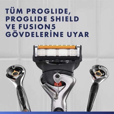 Gillette Fusion ProGlide 4'lü Yedek Tıraş Bıçağı - 5