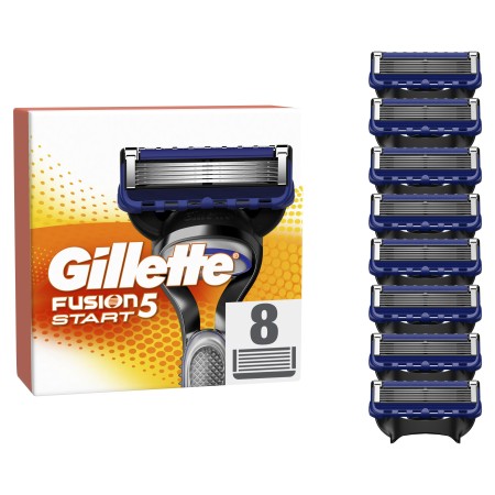 Gillette Fusion Start Yedek Tıraş Bıçağı 8 Adet - Thumbnail