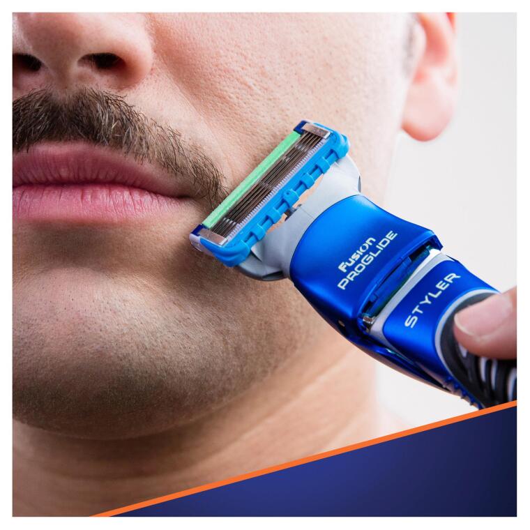 Gillette Fusion Styler 4'ü 1 Arada Hassas Vücut Tüyü ve Sakal Düzeltici Tıraş Makinesi - 3