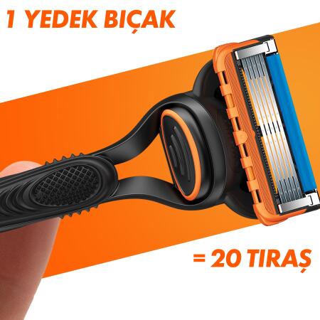 Gillette Fusion Tıraş Makinesi Gövde + 2 Başlık - 2